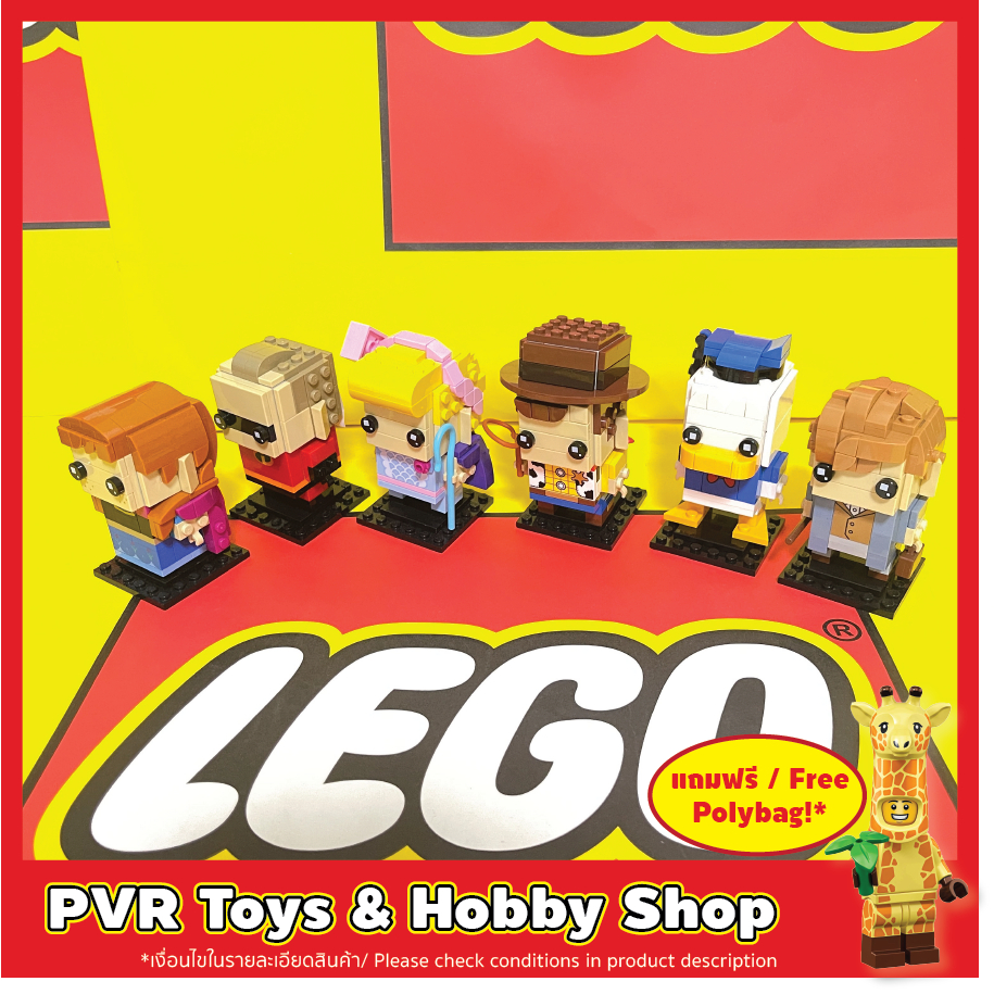 USED มือสอง LEGO® 40377 40553 41631 41613 41618 Brickheadz Disney Donald Duck Anna Woody Newt เลโก้ 