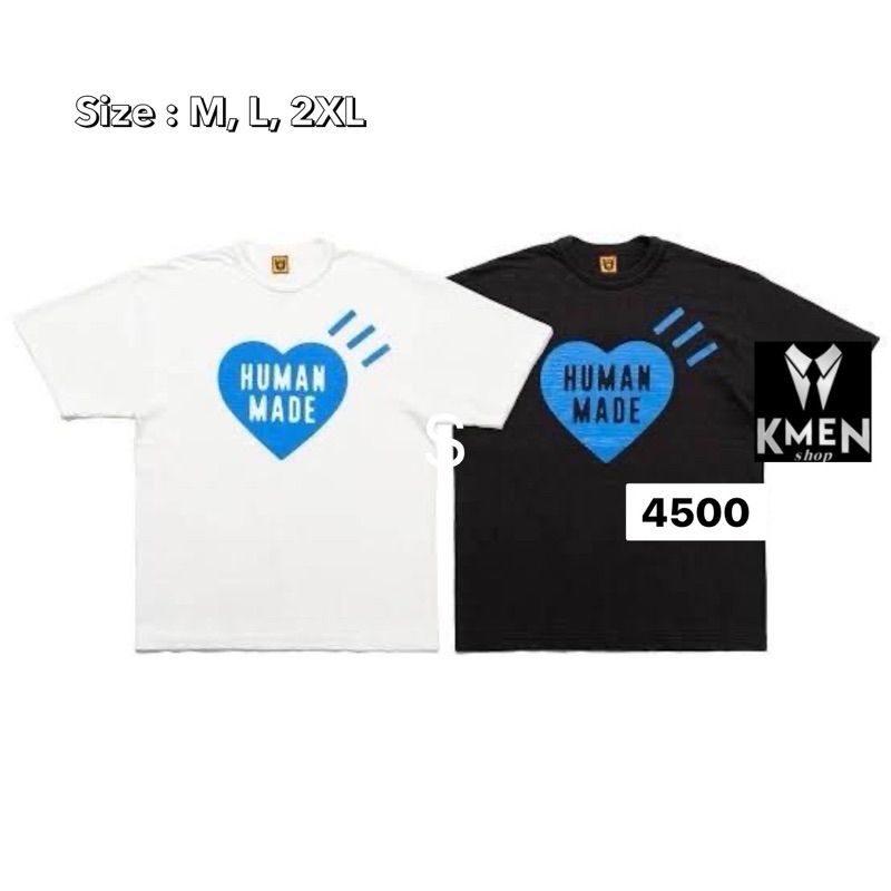 new เสื้อยืด Human made พร้อมส่ง