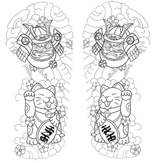 ชุดที่ 11 แบบลอกลายแผงหน้าพร้อมสัก