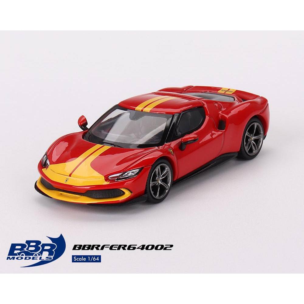 BBR 1/64 Ferrari 296 GTB Assetto Fiorano Rosso Corsa