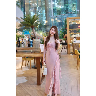 𝑰𝒓𝒊𝒔 𝑴𝒂𝒙𝒊 𝒅𝒓𝒆𝒔𝒔 🌺เดรสออกงาน เดรสไปงานแต่ง ชุดเพื่อนเจ้าสาว