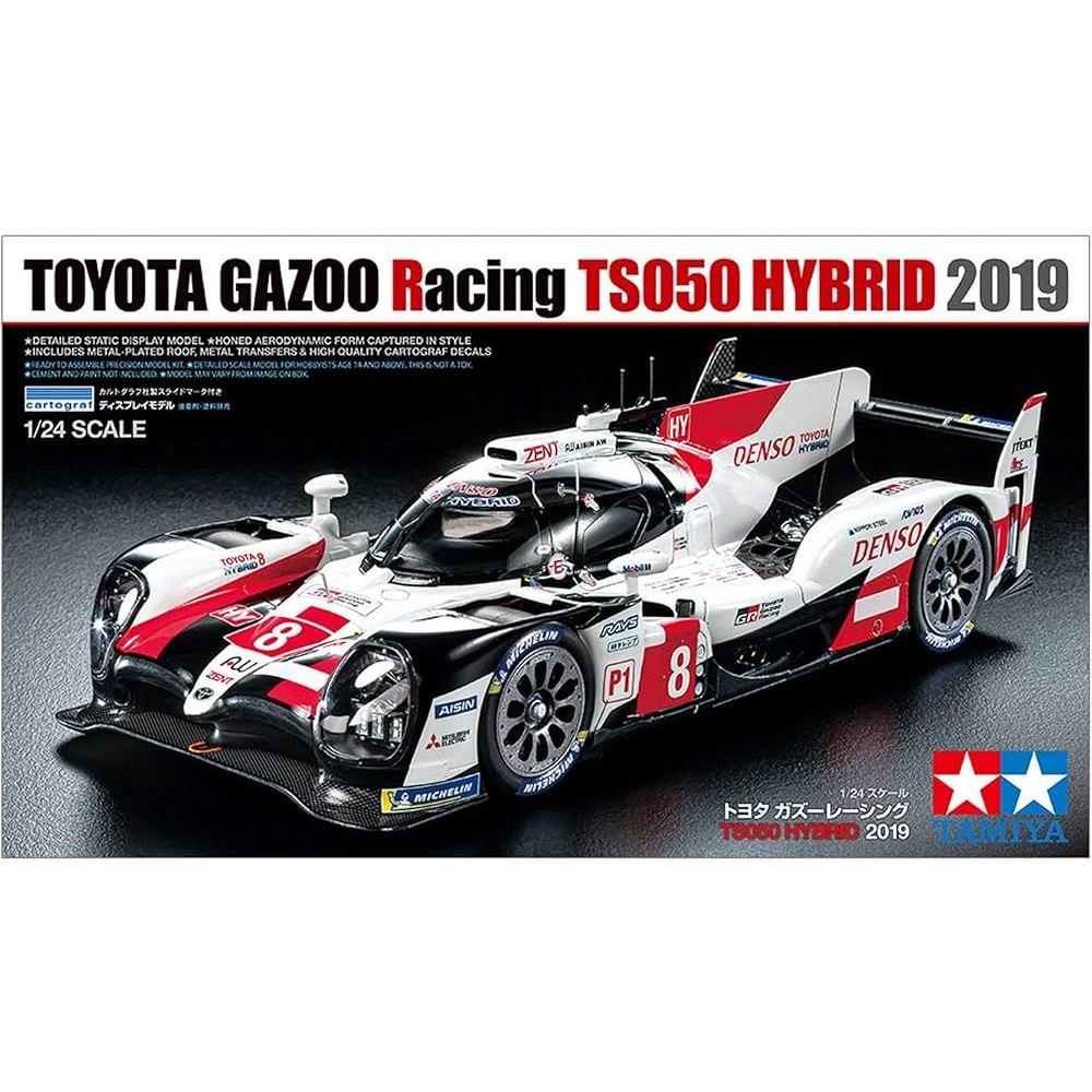 พลาสติก โมเดล ประกอบ TAMIYA สเกล 1/24 Toyota G.R. 2019 TS050 Hybrid LM (25421)
