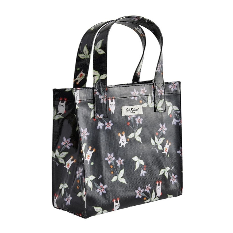 Cath Kidston Female Small Bookbag Moonlight Monsters Black