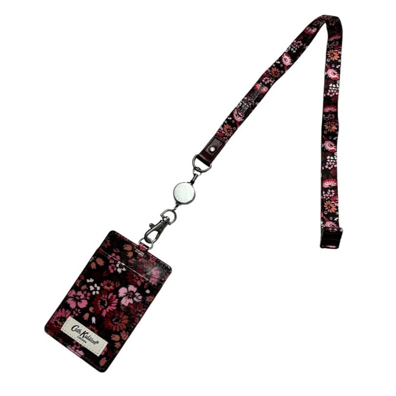 Cath Kidston Set Lanyard Archive Ditsy Berry Red Berry Red