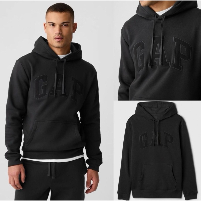 GAP Hoodie Sweatshirt เสื้อแขนยาว ผ้ายืด ทรงใส่หลวมๆ ใส่ได้ทั้งชายและหญิง งานแท้