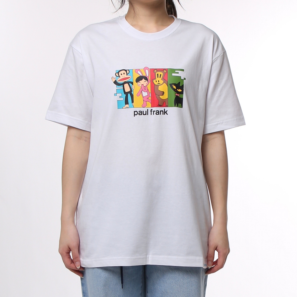 PAUL FRANK เสื้อยืด JULIUS & FRIENDS DIGITAL ESCAPISM