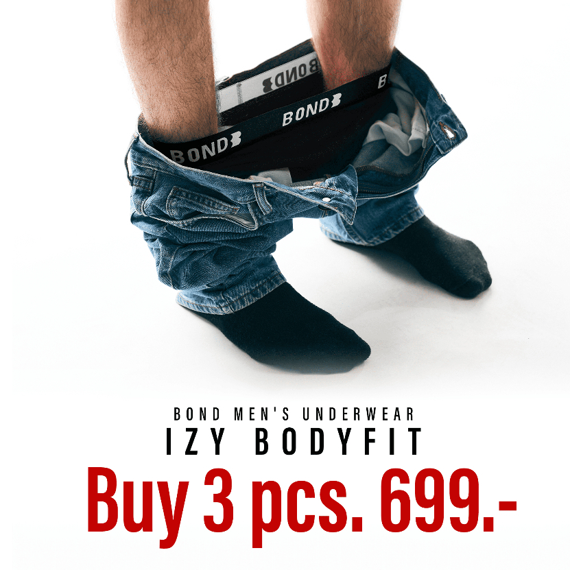 [3 ชิ้น เหลือ 699.- ] BOND Men's underwear IZY BODYFIT Clothing กางเกงชั้นในผู้ชาย