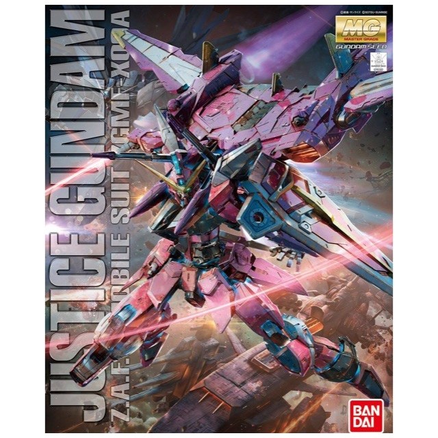 BANDAI MG ZGMF-X09A JUSTICE GUNDAM 1/100 สินค้าใหม่ ของแท้