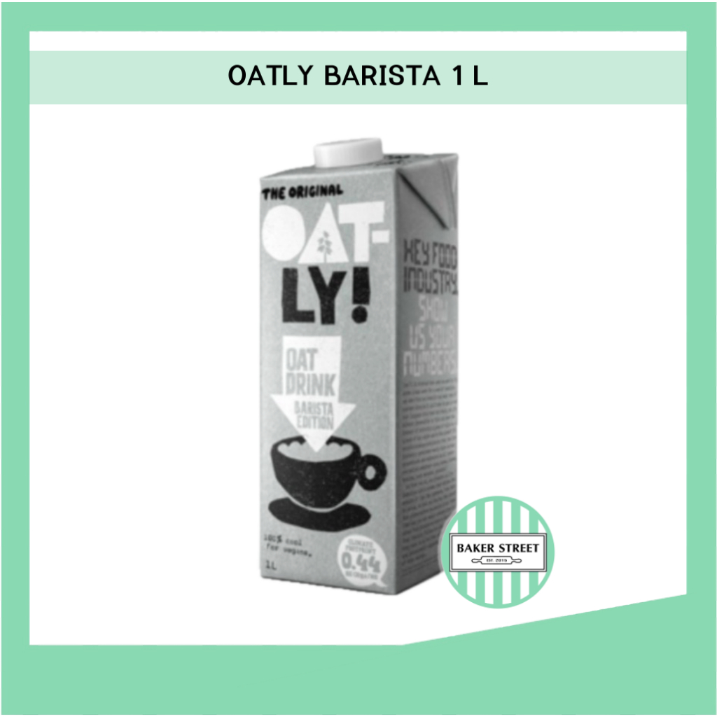 OATLY BARISTA โอ๊ตลี่ บาริสต้า 1 ลิตร (กล่องสีเทา)