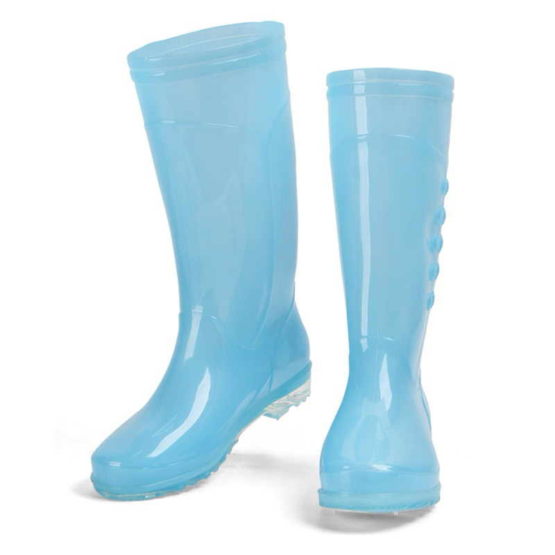 (พร้อมส่ง ในไทย) รองเท้ากันฝนผู้หญิง กันน้ำ กันลื่น ยางนิ่ม นุ่มและเบา ใส่สบาย ทนทาน