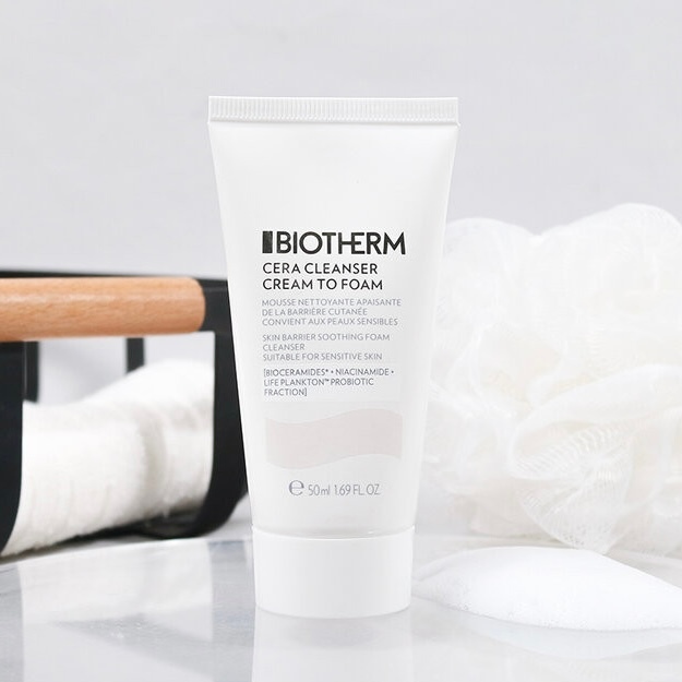 Biotherm Cera Cleanser Cream To Foam 50 ml โฟมล้างหน้า