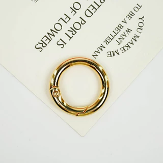 (พร้อมส่งในไทย!) ห่วงสปริง Diy ขนาด 24mm ห่วงพวงกุญแจ อะไหล่พวงกุญแจ ห่วงโลหะ ตะขอบีบ