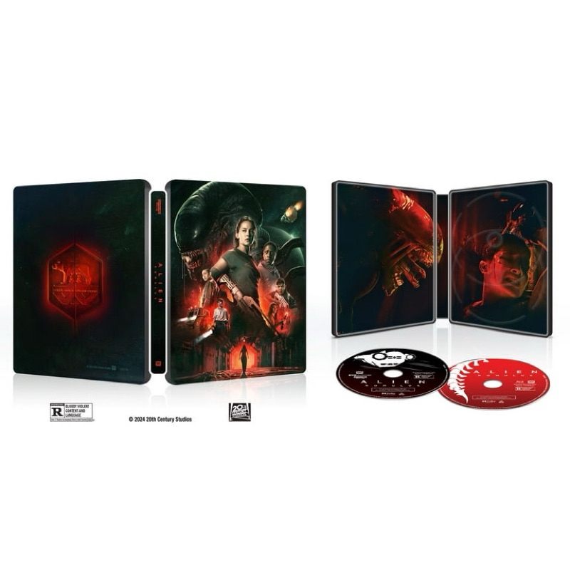 [กรุณาทักแชทก่อนสั่งซื้อ] Alien: Romulus (SteelBook / 4K Ultra HD + Blu-ray) แท้