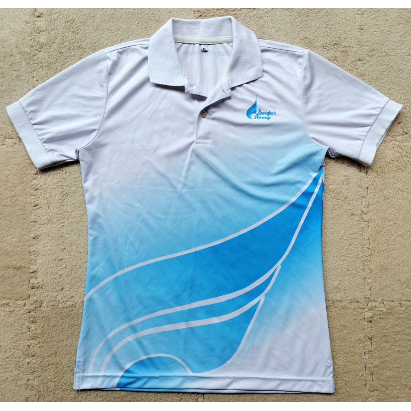 เสื้อ Bangkok Airway ผ้ามัน