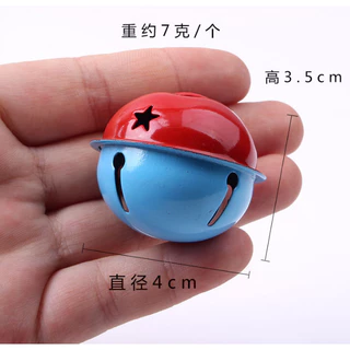 (พร้อมส่ง)กระพรวน กระดิ่ง 4 cm กระพรวนหลากสี