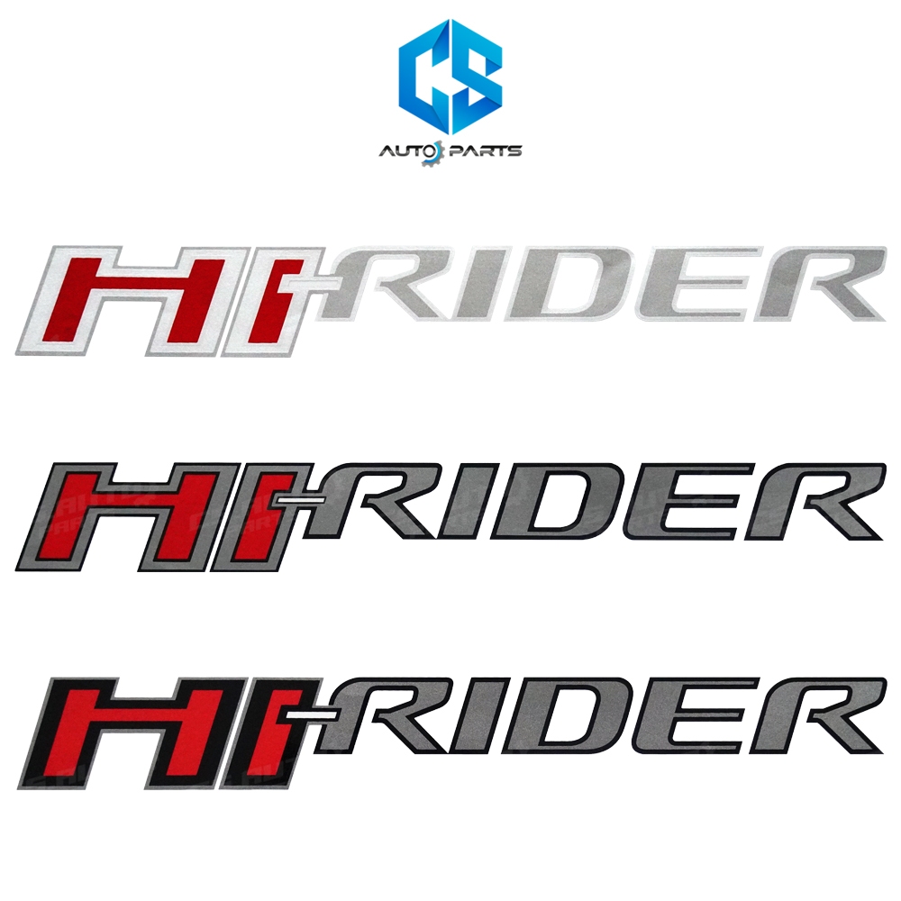 สติ๊กเกอร์ HI-RIDER - FORD RANGER ปี12-15 (ติดข้างท้ายกระบะ)