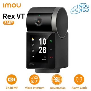 🔥ขายดีมาก🔥⚡️กล้องวงจรปิด⚡️ IMOU REX VT PRO 5MP 3K Smart CCTV One-touch Video Call Security CCTV Camera Clock