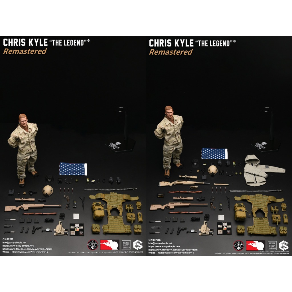 BlackOpsToys X Easy&Simple 1/6 : Chris Kyle ""The Legend"" Remastered  มีให้เลือก 2 แบบ