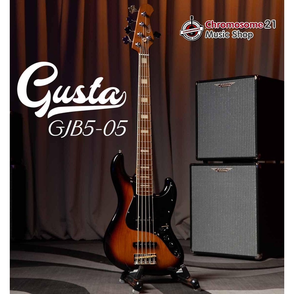 เบส5สาย Gusta GJB5-05