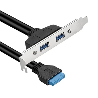 เพิ่มพอร์ตUSB 3.0 เสียบลงบอร์ด 20Pin สายยาว50cm