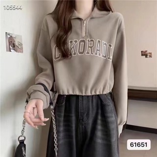 เสื้อผู้หญิงแฟชั่นคาร์ดิแกนคอโปโล เสื้อเเขนยาวผู้หญิงคอปกมีซ…