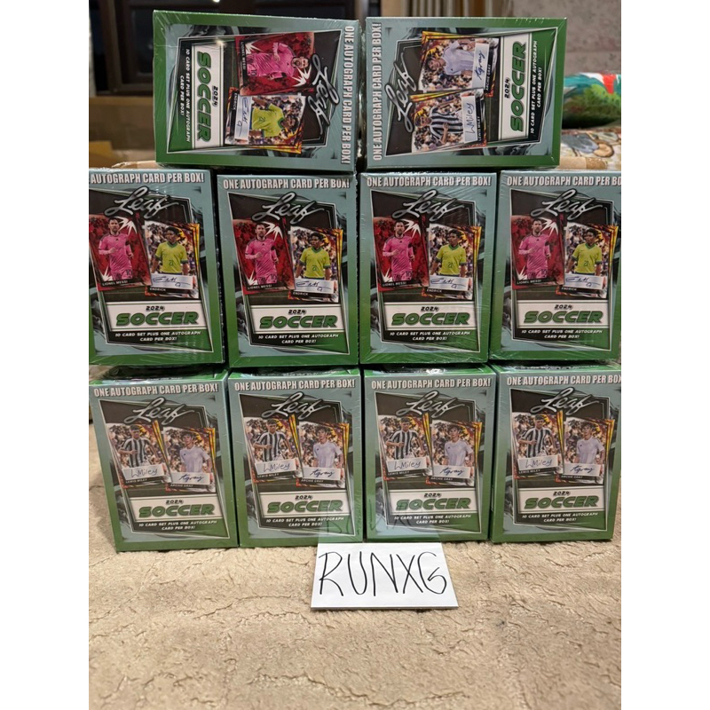 🚨พร้อมส่ง🚨 2024 Leaf Soccer Blaster Box
