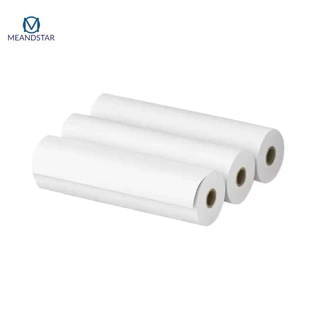 กระดาษความร้อน 107มม สำหรับ Peripage A9 max A9S max กระดาษขาว (10 เมต ) กระดาษ Peripage กระดาษความร้อน