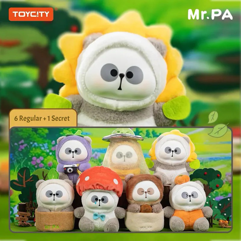 (Live/วีดิโอลด100฿) กล่องสุ่มพวงกุญแจ ??Mr.PA The Escaped Vegetable Series Plush Blind Box : Toycity