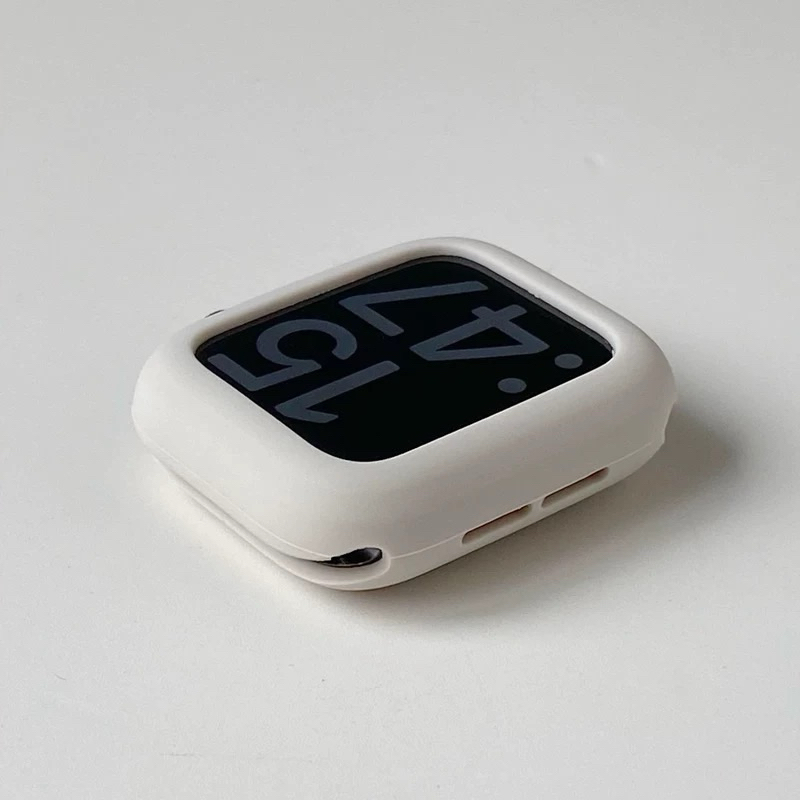 🔥พร้อมส่ง Case watch 10 9 8 7 se 6 5 4 3 2 1 Silicon เเบบนิ่ม  38/40/41/42/44/46mm case for applewatch case ด้าน
