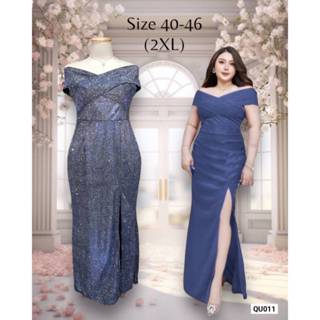 ชุดราตรีผ้ากลิสเตอร์เกรดพรีเมี่ยม พร้อมซับใน เหมาะใส่ออกงานส…