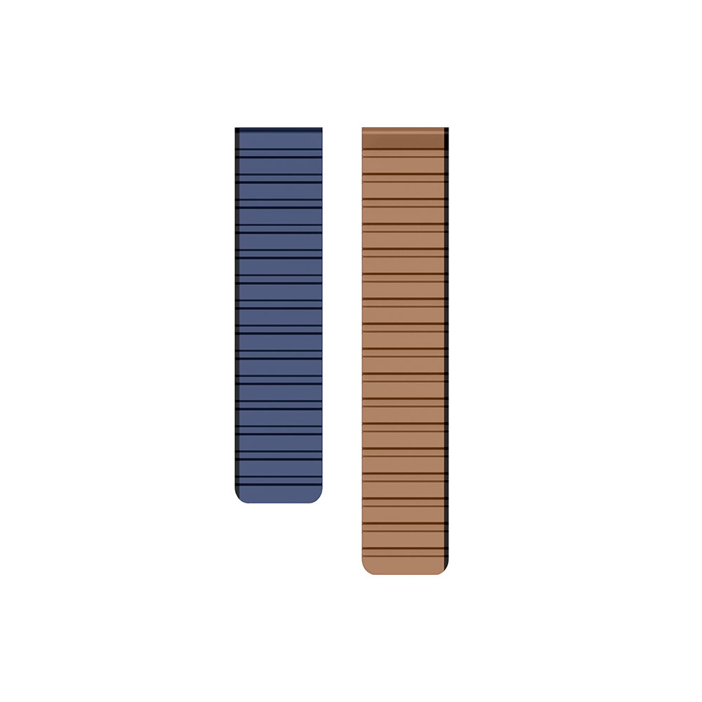 [ลดเหลือ 263] Kieslect Smart Watch Strap สายนาฬิกาข้อมือ สายแม่เหล็ก Magnetic Strap ขนาด 22mm สีน้ำเงิน/กาแฟ-ดำ