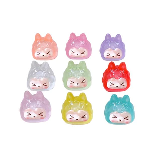 Luminous Small KiKi Micro Landscape Ornament Outdoor Glowing Miniature รูปปั้นกระถางสวนตกแต่งบ้าน