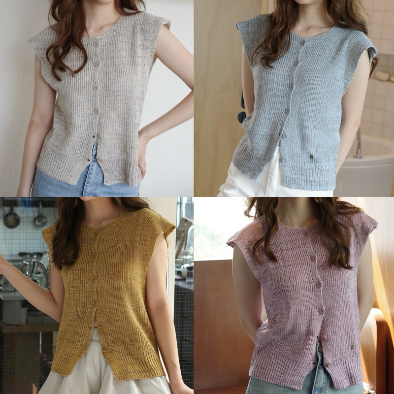 urban apparels | lois knitted sleeveless เสื้อผ้านิดแขนกุด
