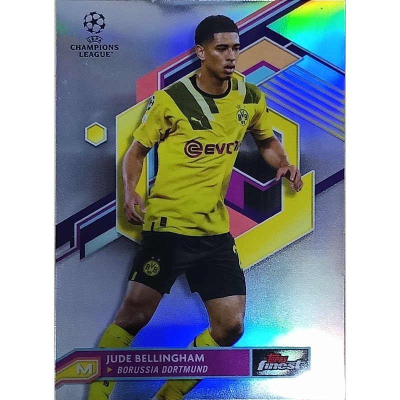 2023 Topps Finest UEFA Jude Bellingham Borussia Dortmund