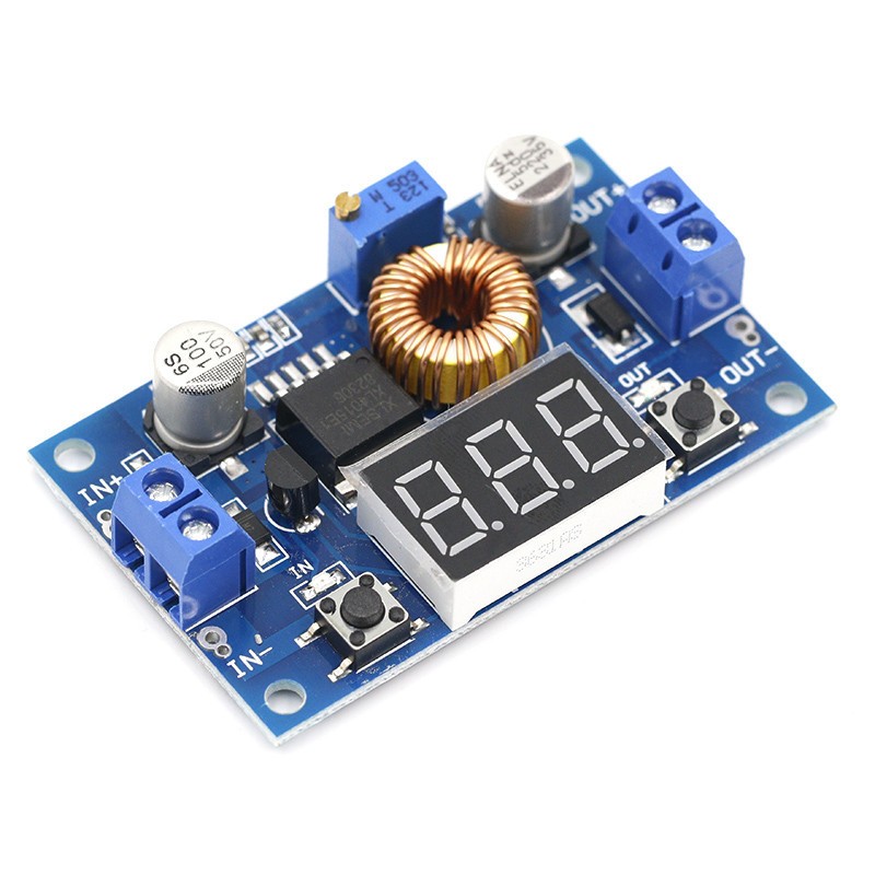 ตัวลดแรงดันไฟ XL4015 E1 DC-DC Stepdown BUCK Converter Module DC 4-38V 75W 5A