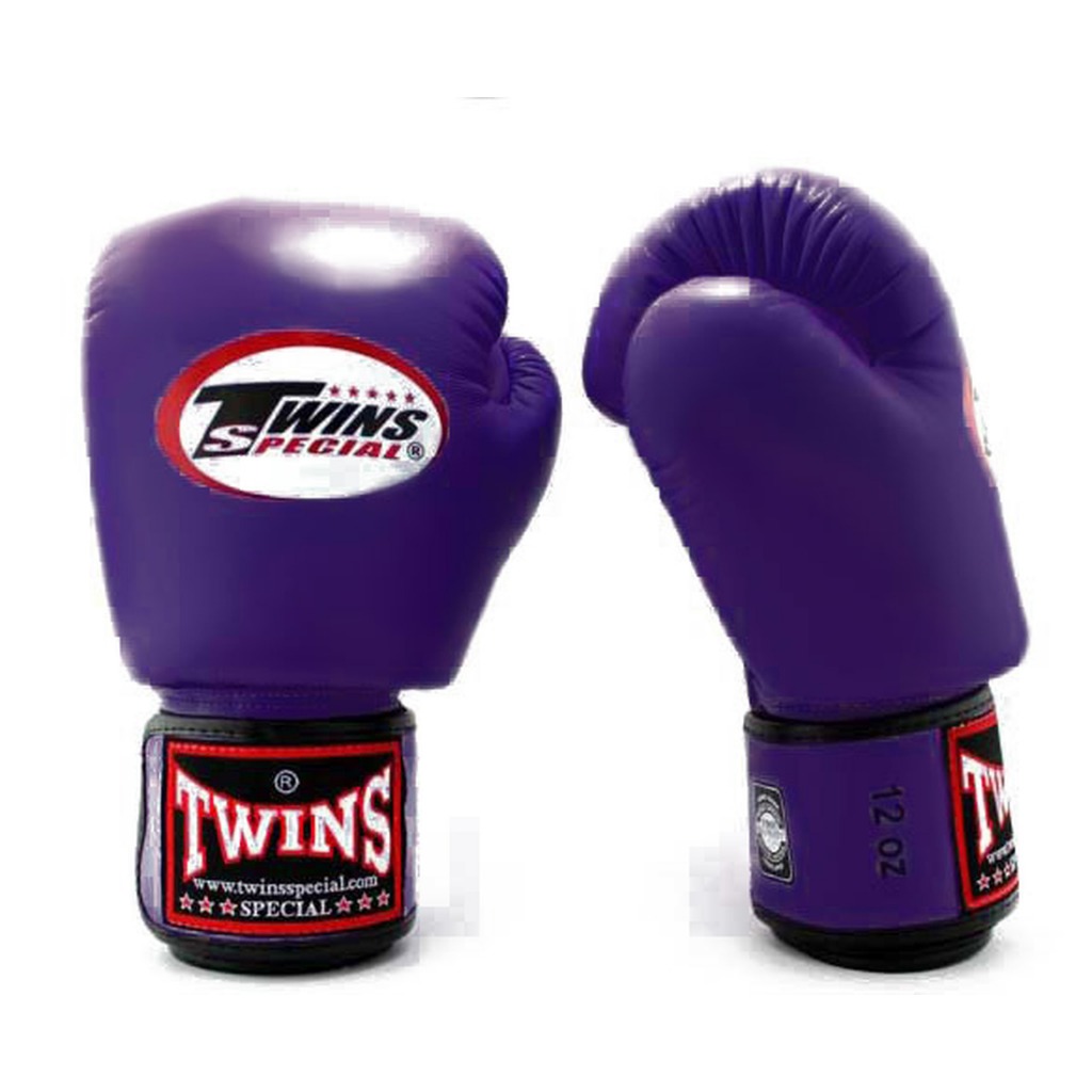 นวมชกมวย ทวินส์ สเปเชี่ยล Twins Special Boxing Glove BGVL3 รวมสี หนังแท้ ,PURPLE