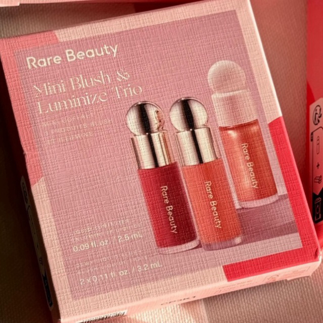 Rare Beauty Mini Blush and Luminize TRIO ( Virtue , Beloved , Enliven ) ขายทั้งเซต และ แยกขาย - รูปที่ 6