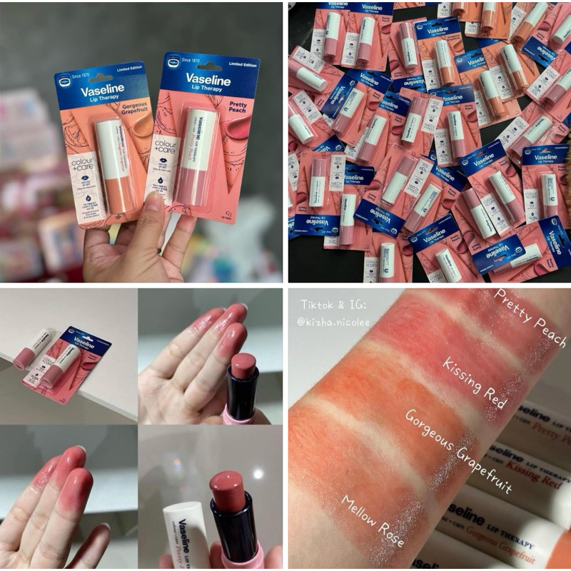 * พร้อมส่ง * Vaseline Lip Therapy เกาหลี🇰🇷