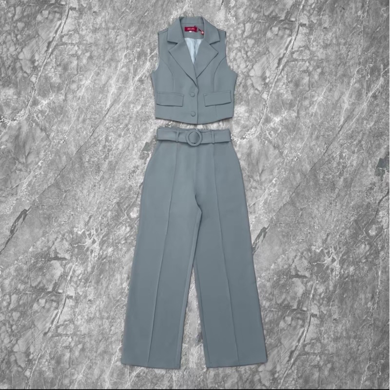 เซทสูทกางเกงขายาว Bellita Sz.S มือ1