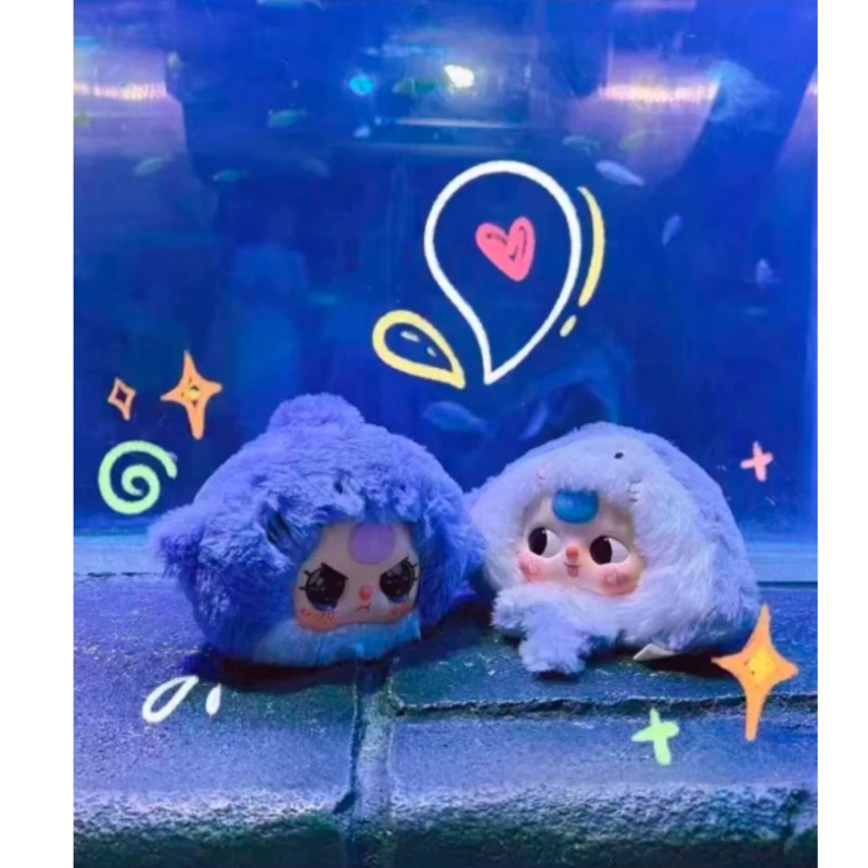 🔴จุ่มเดี่ยว🔴🔥โค้ดแฟชั่นลด30%🔥พร้อมส่งในไทย🔥Baby Three Romantic Ocean ราศี พวงกุญแจ