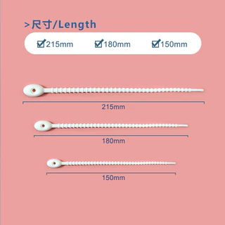 พร้อมส่งในไทย!! สายคล้องซิลิโคน/เส้น หัวรี 21.5cm (ราคา/ชิ้น) Diy ห้อยพวงกุญแจตุ๊กตา รัดสายไฟ