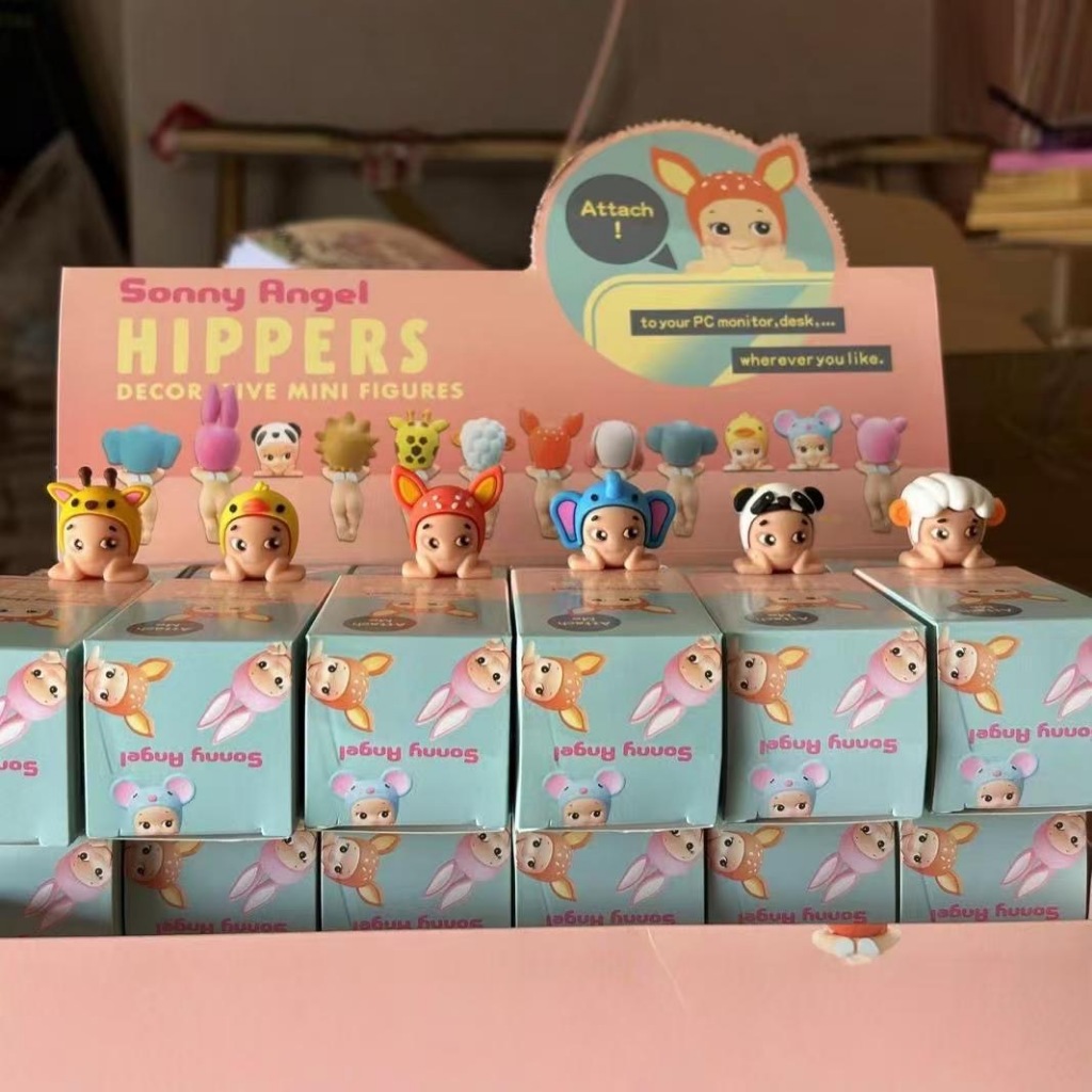 ตุ๊กตาเกาะโทรศัพท์ Sonny angel hippers ที่เกาะโทรศัพท์ รุ่นกล่องเหลี่ยม 24กล่อง ที่ติดโทรศัพท์ TY09