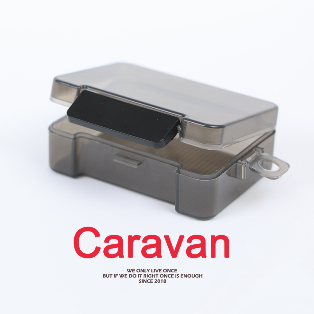 Caravan Crew Storage Box กล่องพลาสติกใส หัวเข็มขัดเดี่ยว 68*50*24mm – โปรปัง