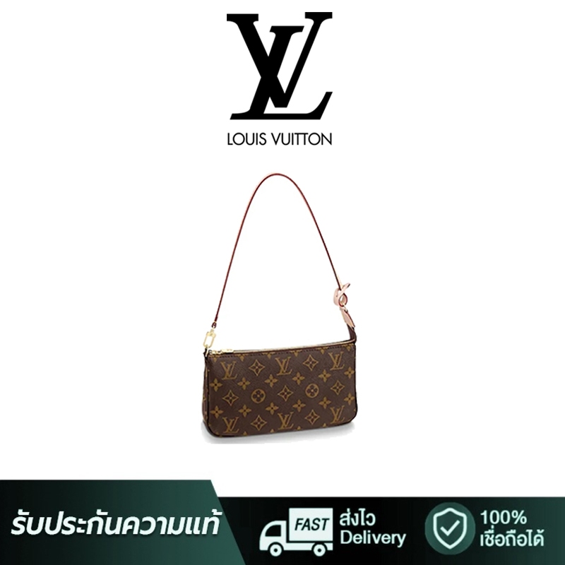 LOUIS VUITTON  กัญชาคลาสสิกดอกไม้หญิงสีน้ำตาล  M40712