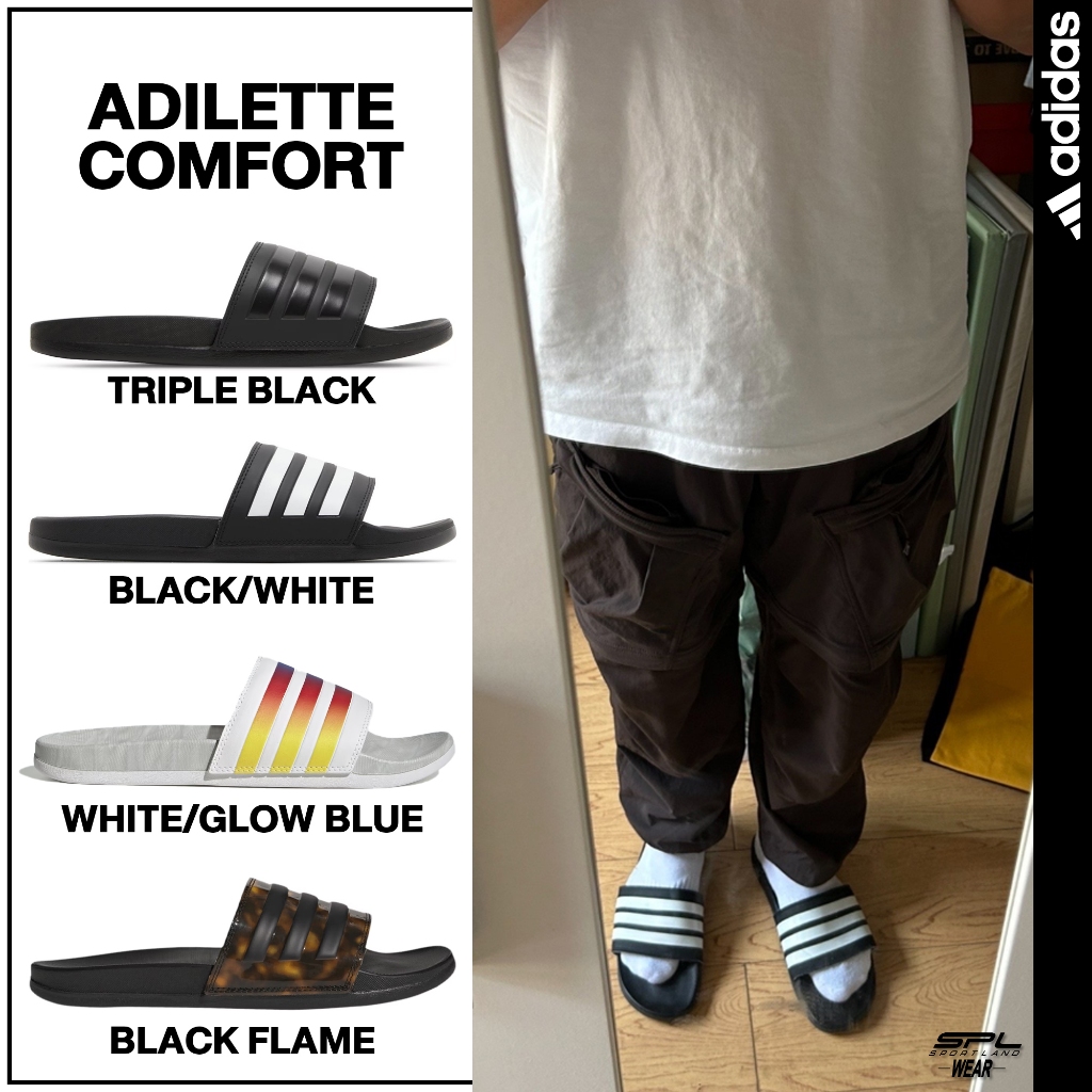 Adidas Collection รองเท้าแตะ รองเท้าแบบสวม SPF Adilette Comfort GZ5891 / GZ5896 / GX7222 / GX9835 (1