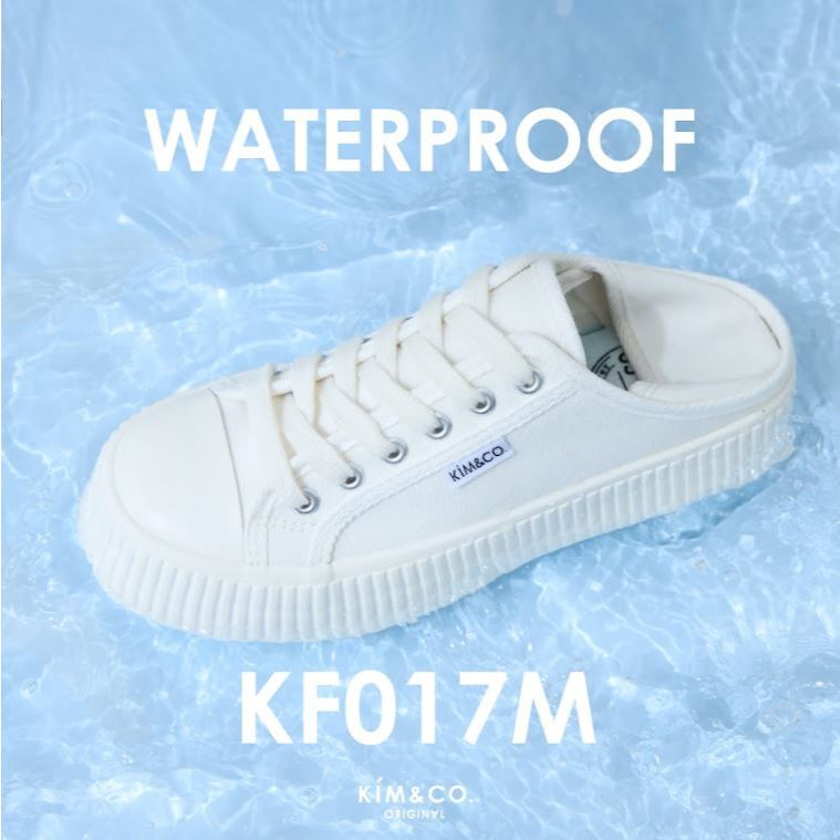 KIM&CO. Season(KF017M) รองเท้าผ้าใบกันน้ำแฟชั่นผู้ชาย เหยียบสนได้ ไม่เสียทรง พื้นนุ่มสบาย ไม่เมื่อย เพิ่มสูงอีก 5 ซม.