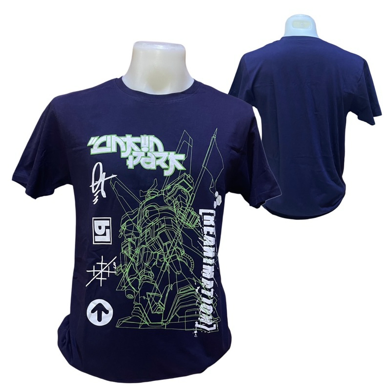 เสื้อวง LINKIN PARK T-SHIRT ลาย REANIMATION ROBOT SKETCH (2024) ลิขสิทธิ์ของแท้ UK