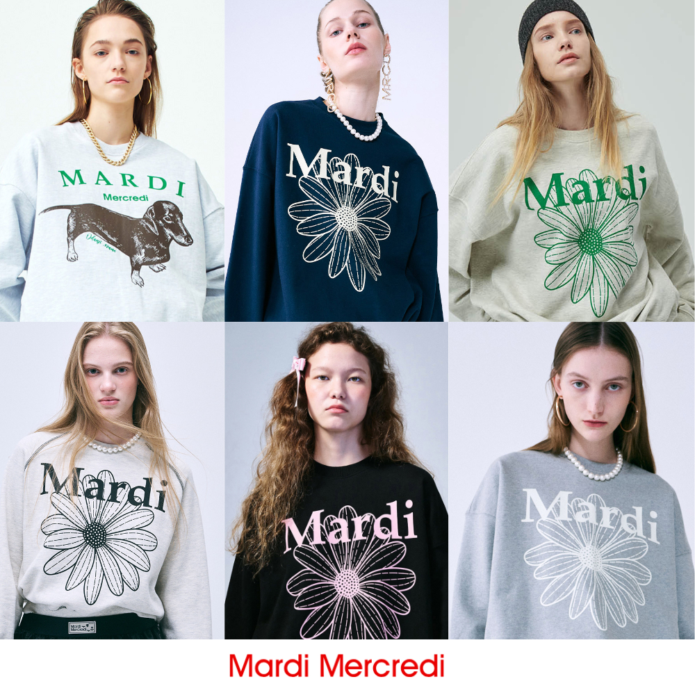 (พร้อมส่ง) เสื้อกันหนาว สเวตเตอร์ Mardi Mercredi Sweatshirt ของแท้ 🌷