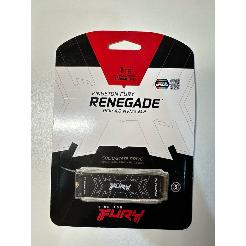 1 TB SSD M.2 PCIe 4.0 KINGSTON FURY RENEGADE (SFYRS/1000G) NVMe สินค้าใหม่ๆ ประกันเหลือๆ