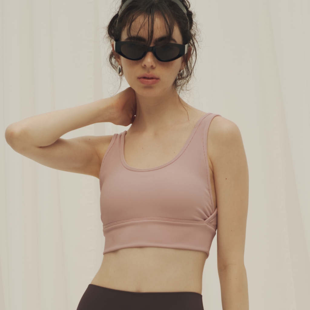 On The Blogs - Baseline Bra in Pink Vanilla (สปอร์ตบรา)